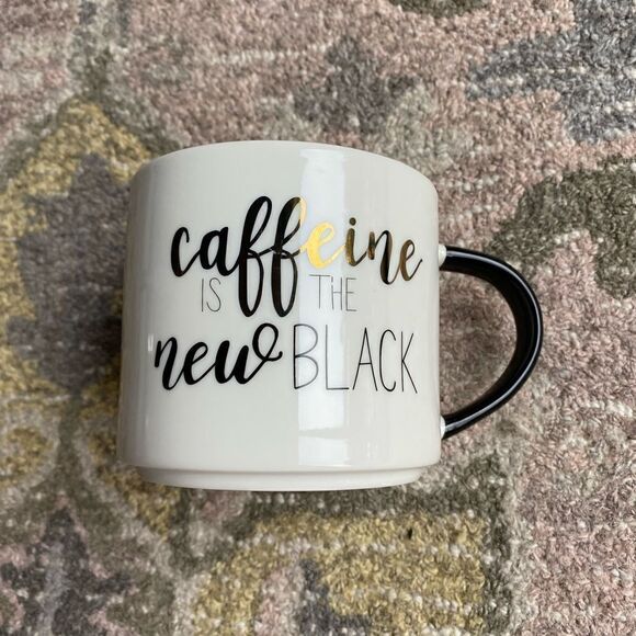 Simple Ceramic Caffeine is the new Black Coffee Cup - Picture 7 of 7